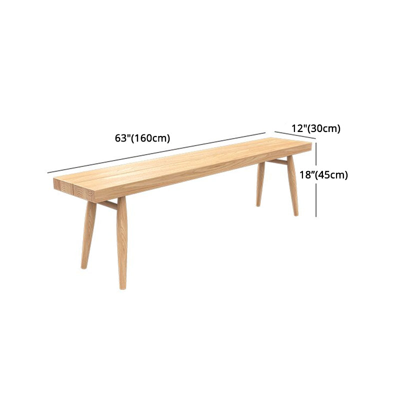 Modern 1/2/4 Pieces Beige Dinette Set Ash Wood Rectangle Dining Table Set