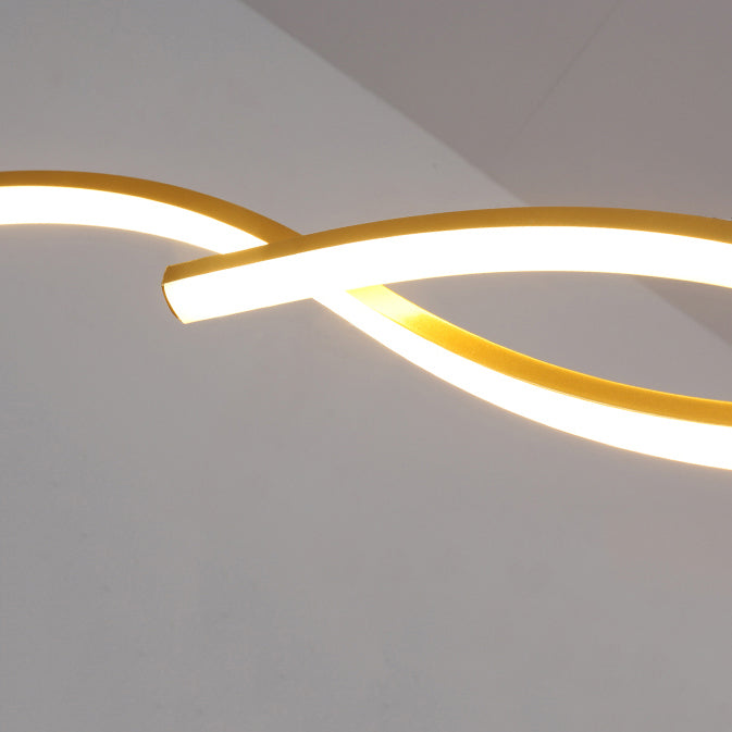 Moderner Stil linearer Inselleuchten Metall 2- Hellinselanhänger Leuchten