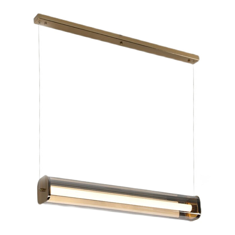 Moderner Stil Rechteck anheizt Licht klares Glas 1 hängende Anhängerlicht