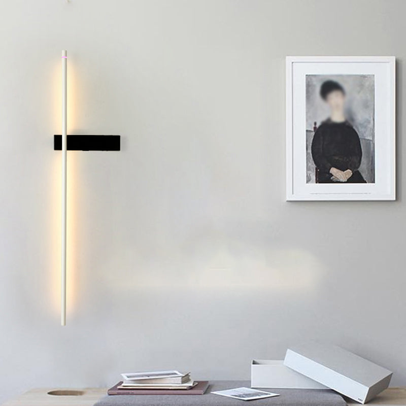 Rotatable Linear Wall Sconce Light Fixture Simplicity Metal Stairs LED Wall Lamp