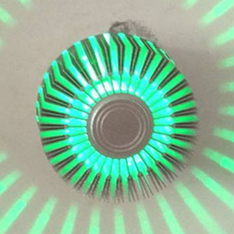 Sunflower Effect RGB Flush Light Fixtures Modern Aluminum LED Flush Ceiling Light