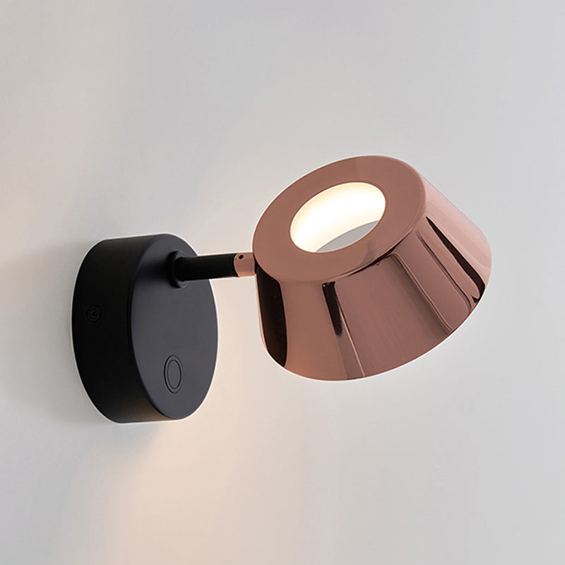 Rotatable LED Reading Wall Lamp Modern Style Metal Bedside Iron Wall Light Fixture