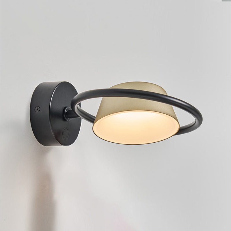 Rotatable LED Reading Wall Lamp Modern Style Metal Bedside Iron Wall Light Fixture