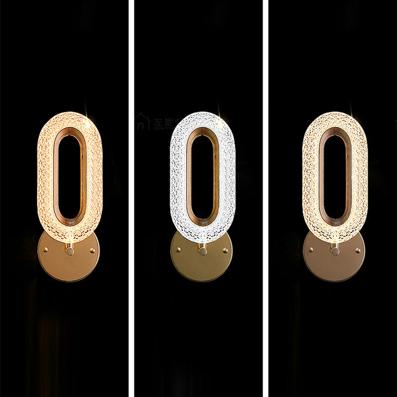 Luz lujosa LED LED LIGHT POSTMODERN METAL ORO Sala de estar Luz de la pared de la pared