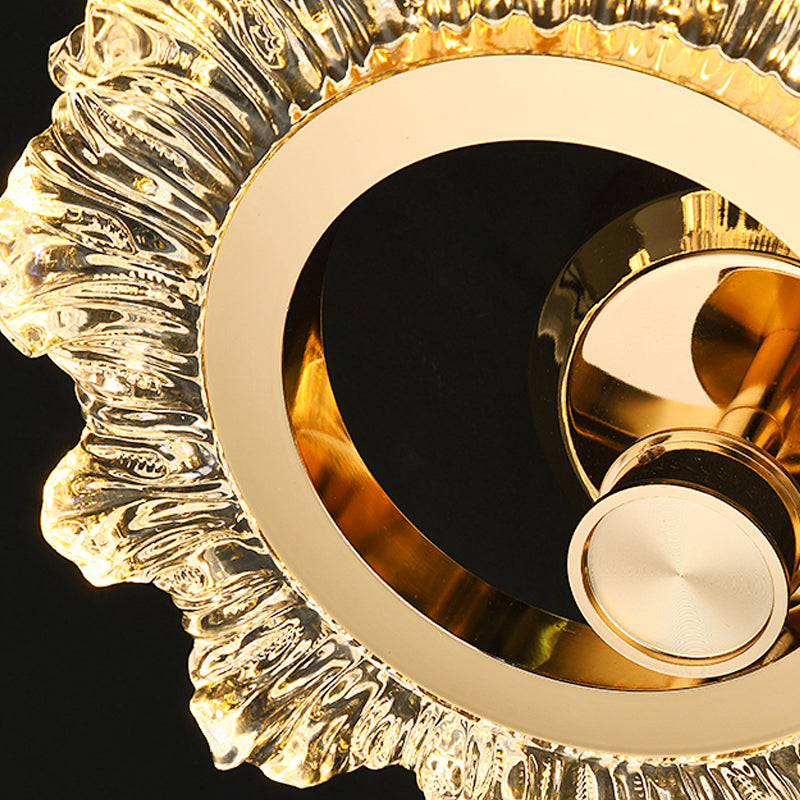 Luz lujosa LED LED LIGHT POSTMODERN METAL ORO Sala de estar Luz de la pared de la pared