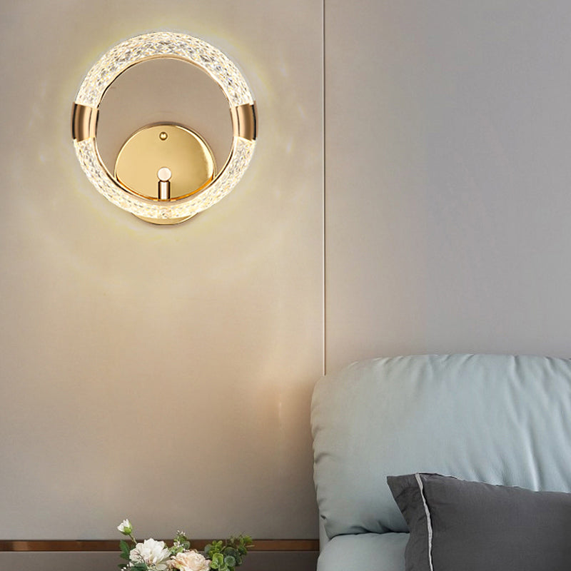 Luz lujosa LED LED LIGHT POSTMODERN METAL ORO Sala de estar Luz de la pared de la pared