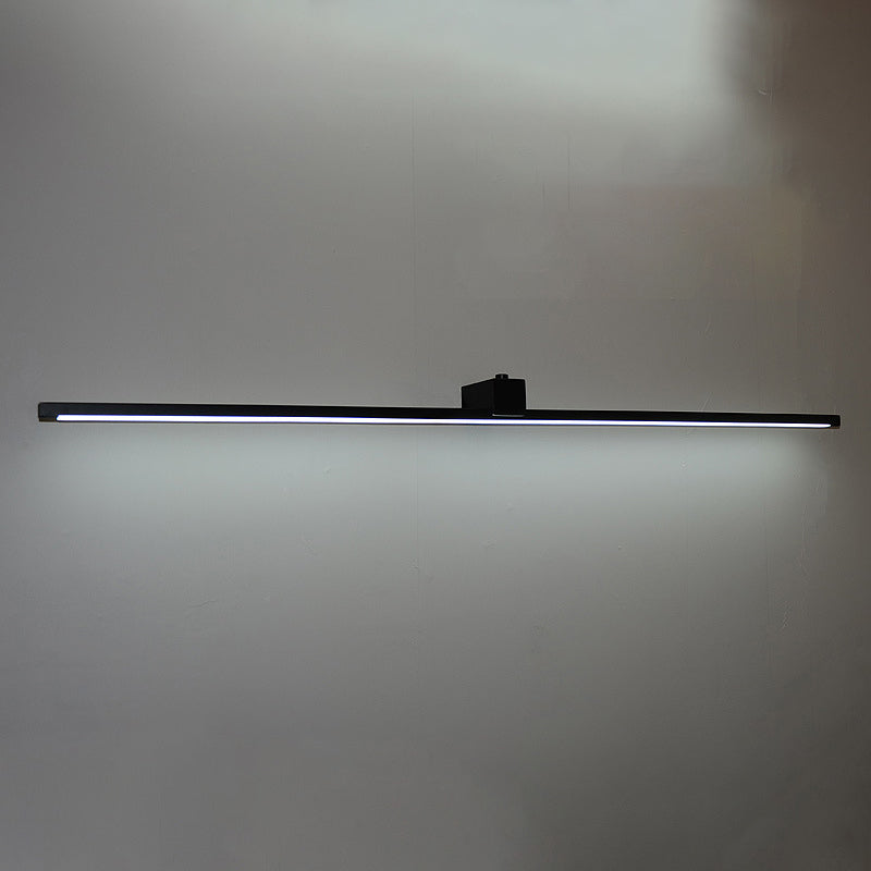 Tocador de led rectilíneo de metal simplicidad de baño liviana de baño
