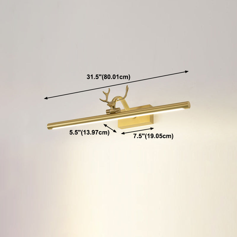 Metal Wall Lighting Fixture Simple LED Wall Sconce Light Fixture for Bathroom