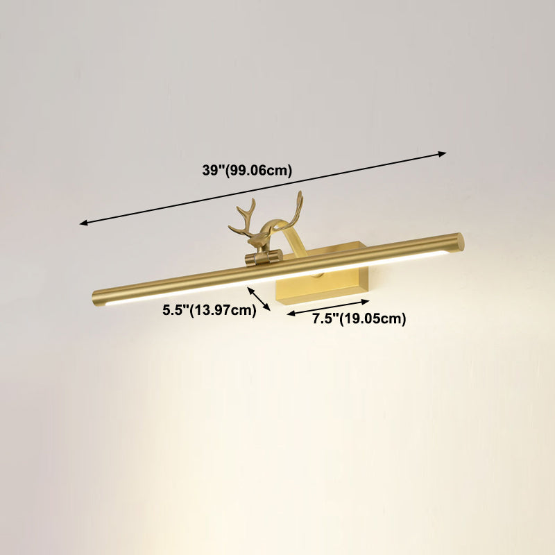 Metal Wall Lighting Fixture Simple LED Wall Sconce Light Fixture for Bathroom