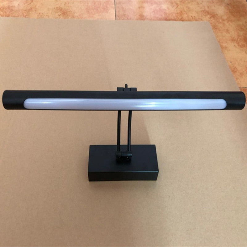 Tocador cilíndrico de metal posmoderno apliques de montaje de pared led de baño ajustable de baño ajustable