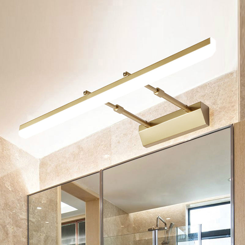 Stretchable Bathroom LED Vanity Wall Light Contemporary Linear Wall Sconce Lighting