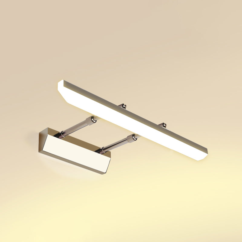 Luz de pared de tocador de tocador de baño estirable