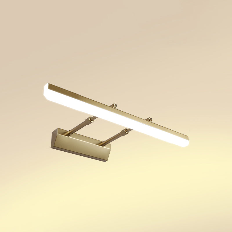 Luz de pared de tocador de tocador de baño estirable