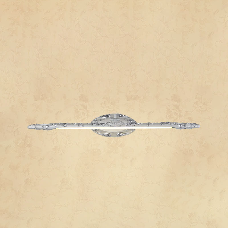 Traditional Carved Vanity Wall Light Adjustable Resin LED Sconce Light