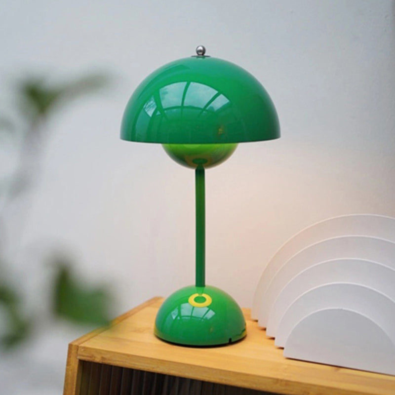 Macaron Flower Bud Shaped Night Lamp Touch Dimming Bedside LED Table Light