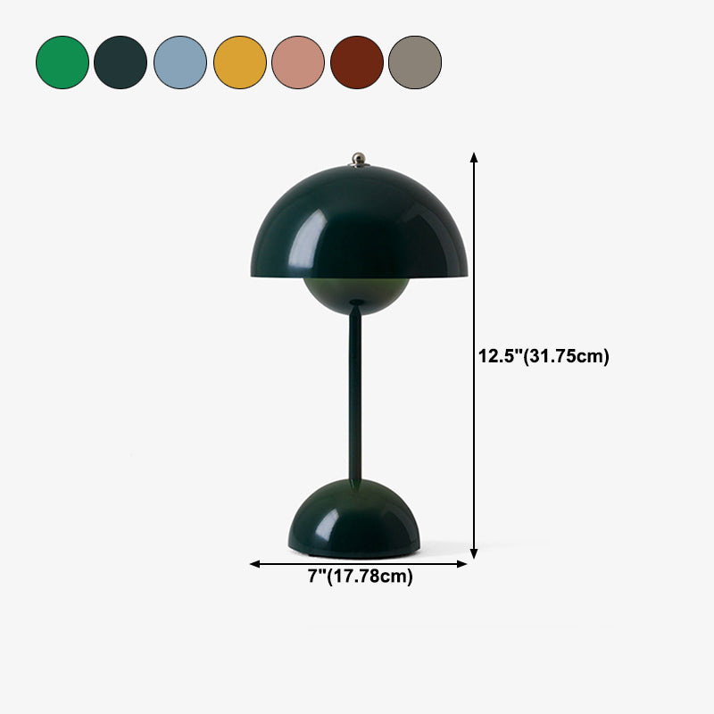 Macaron Flower Bud Shaped Night Lamp Touch Dimming Bedside LED Table Light