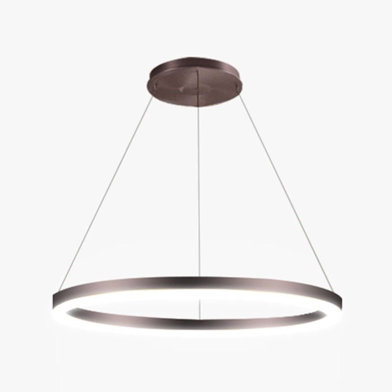 Forma colgante de metal de forma de rueda Al estilo moderno estilo de 1 luz de lámpara colgante