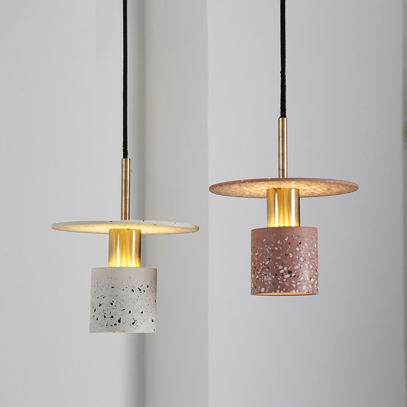 Terrazzo kleine hanglamp lampjes Nordic 1 lichte suspensielamp