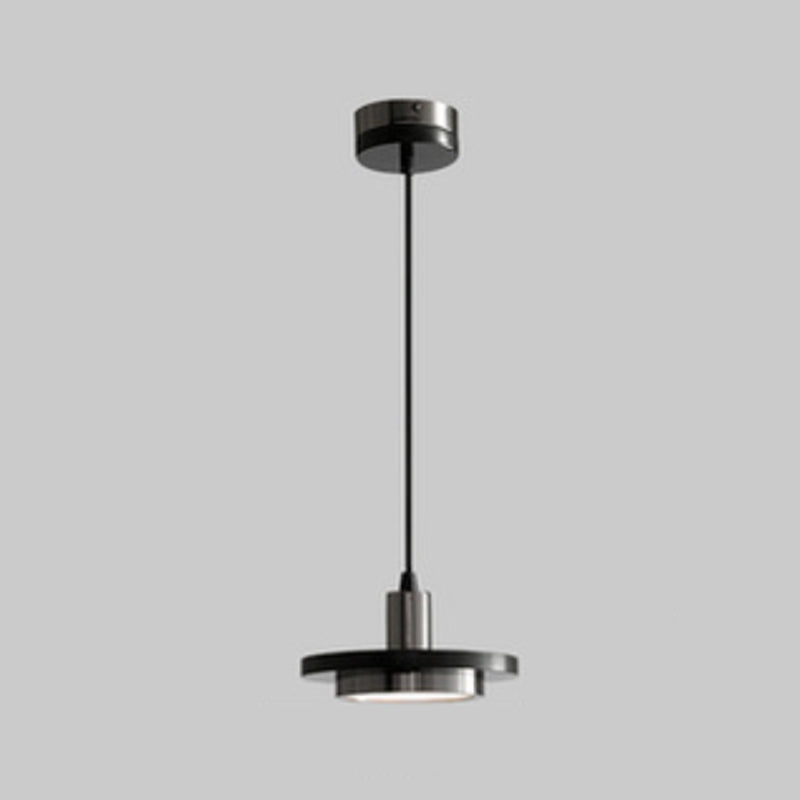 Post-modern Round Pendant Lamp Marble Dining Room LED Hanging Light Fixture