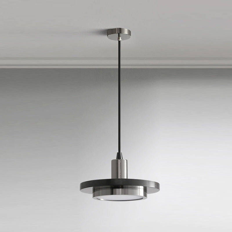 Post-modern Round Pendant Lamp Marble Dining Room LED Hanging Light Fixture