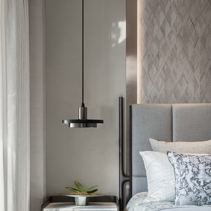 Post-modern Round Pendant Lamp Marble Dining Room LED Hanging Light Fixture