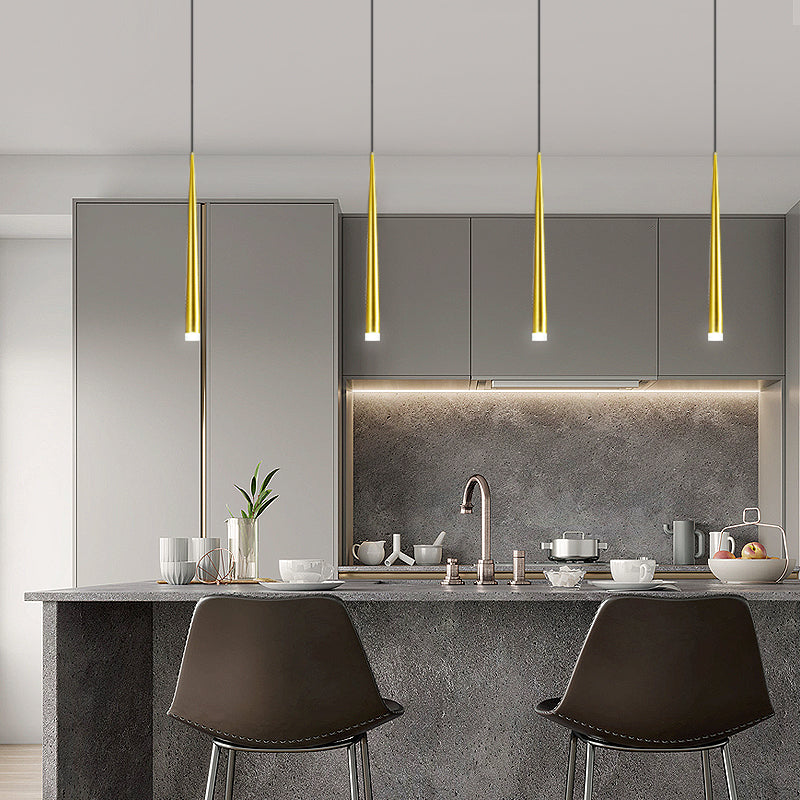 Metal Geometric Shape Hanging Light Modern Style Multi Lights Hanging Light Mount Fixture