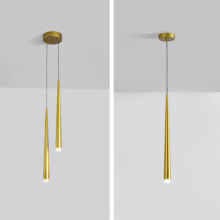 Metal Geometric Shape Hanging Light Modern Style Multi Lights Hanging Light Mount Fixture