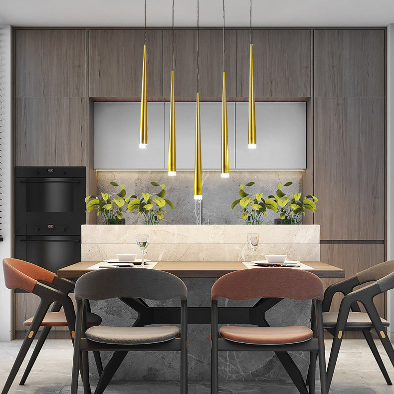 Metal Geometric Shape Hanging Light Modern Style Multi Lights Hanging Light Mount Fixture