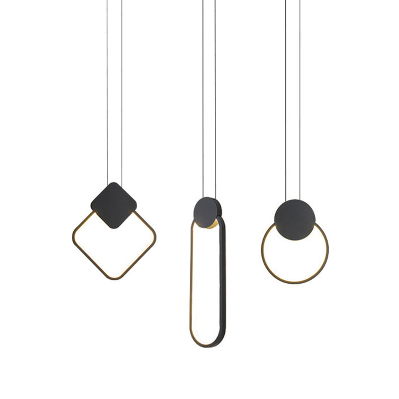 Nordic Pendant Ceiling Light Metal Bedroom Hanging Light Fixture