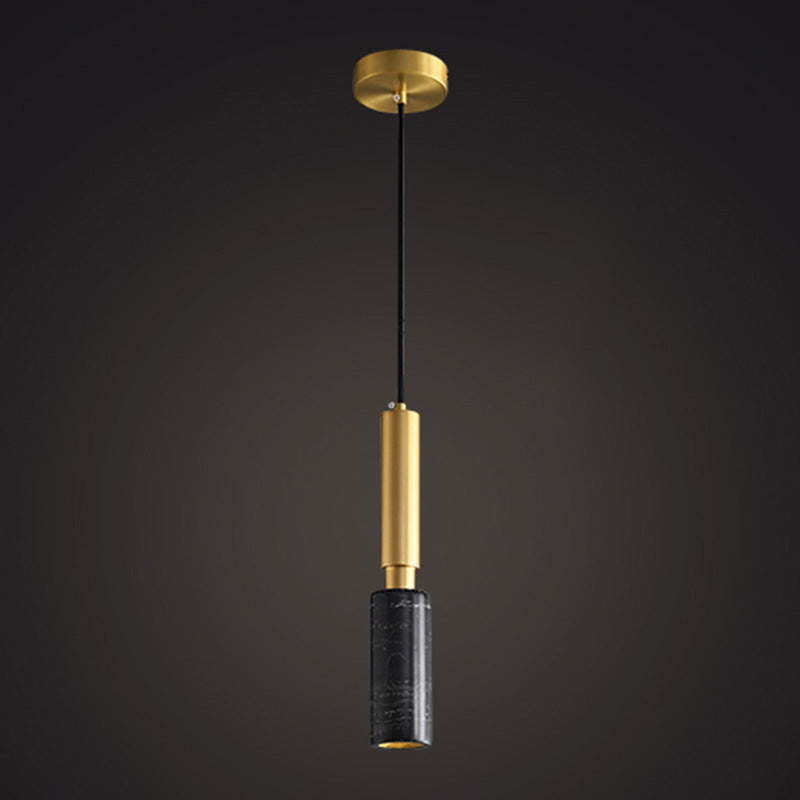 Hanging Light Fixture Stone Simple Style Hanging Pendant Light
