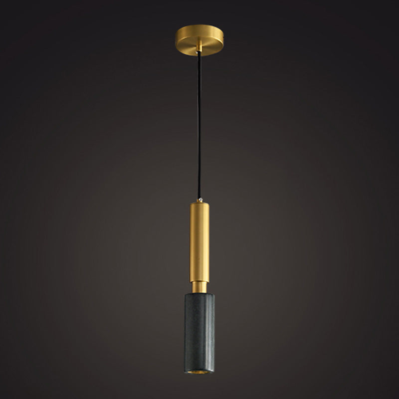 Hanging Light Fixture Stone Simple Style Hanging Pendant Light