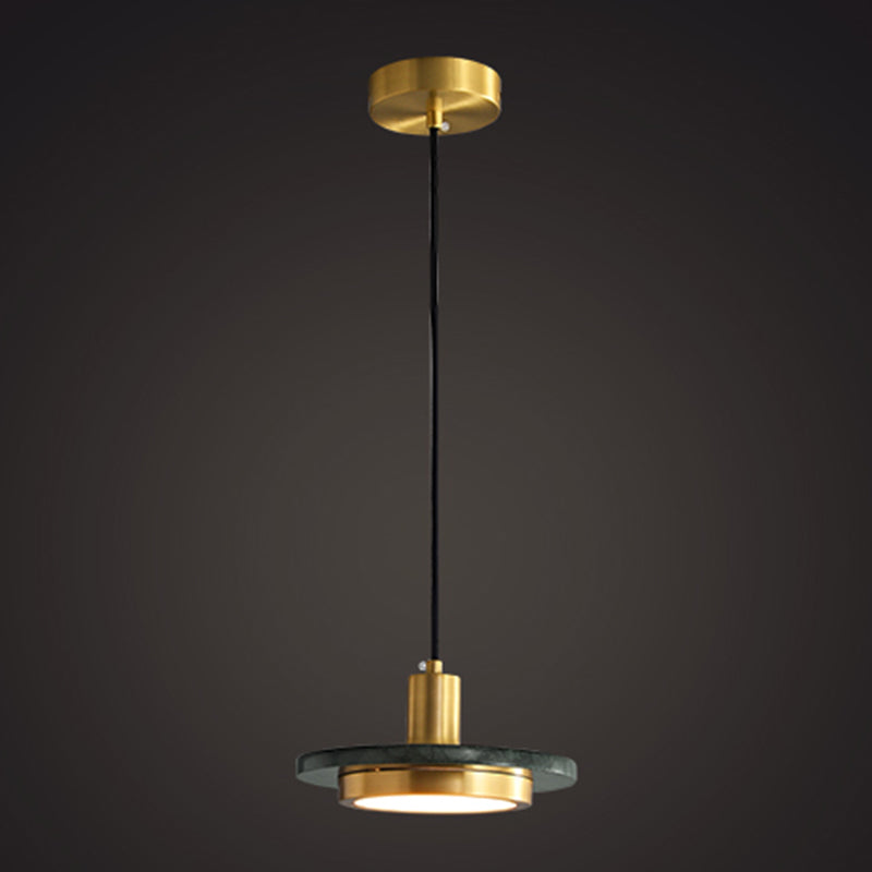 Hanging Light Fixture Stone Simple Style Hanging Pendant Light