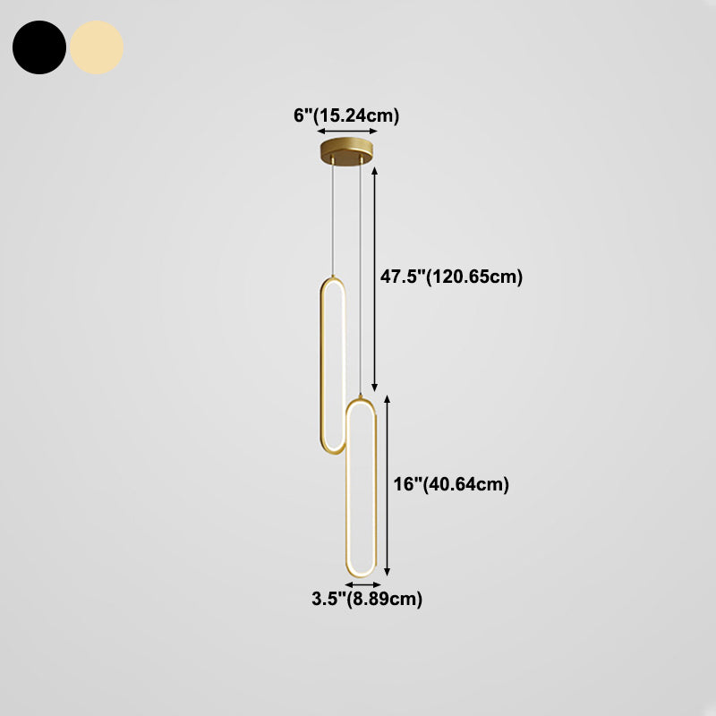 Hanging Light Fixture Nordic LED Hanging Pendant Light for Bedroom