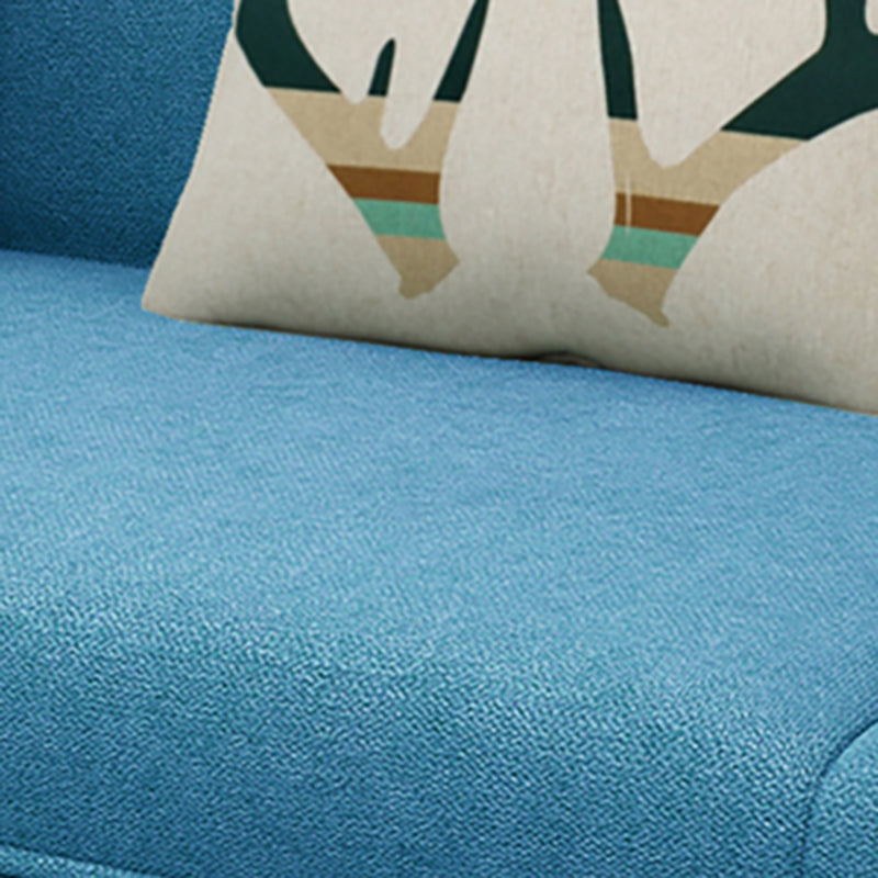 Contemporary Linen Armless Standard Sofa Bed Dual Purpose Sofa for Living Room