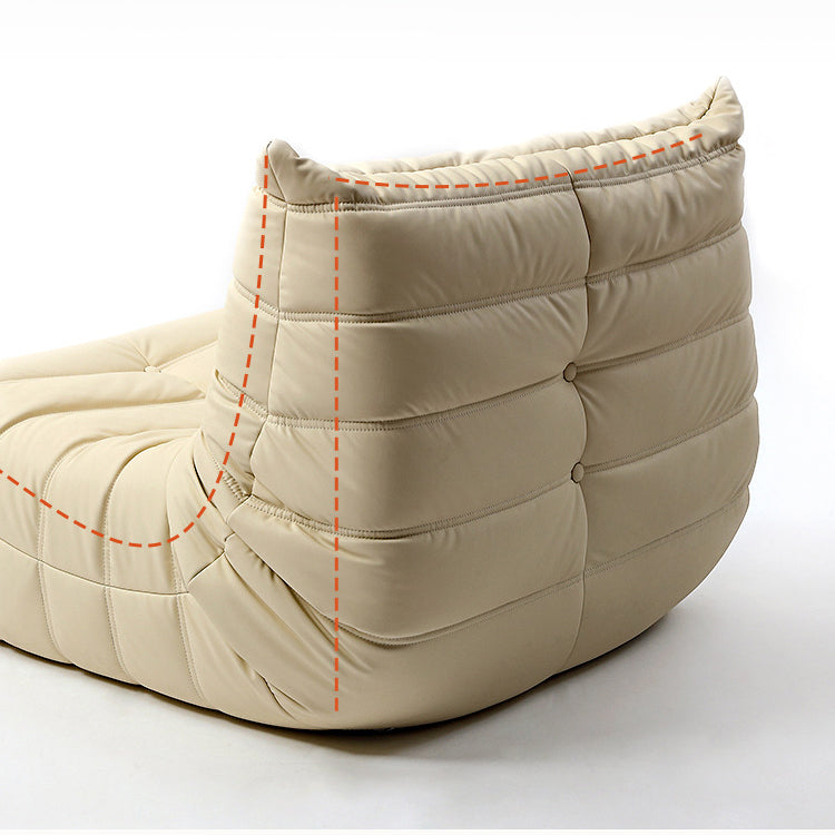 Sofá moderno de la almohada de la almohada trasera con 1 a 3 asientos para el apartamento