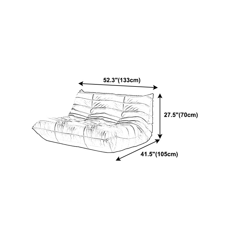 Sofá moderno de la almohada de la almohada trasera con 1 a 3 asientos para el apartamento