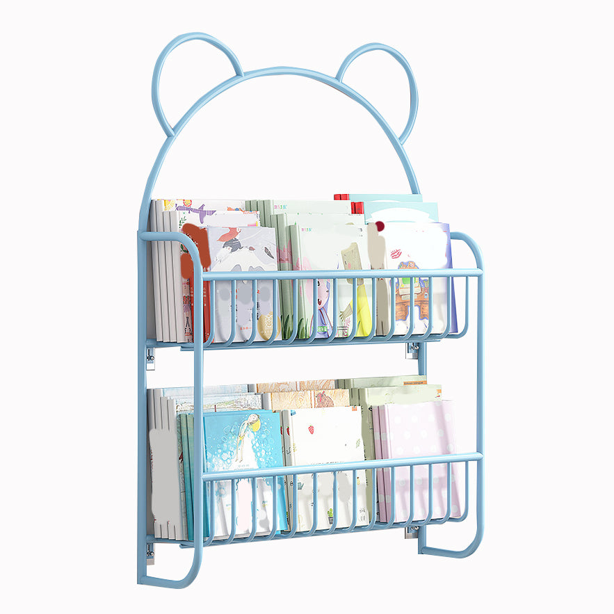 Libreria chiusa a parete montata in stile scandinavo per la sala da studio dell'ufficio