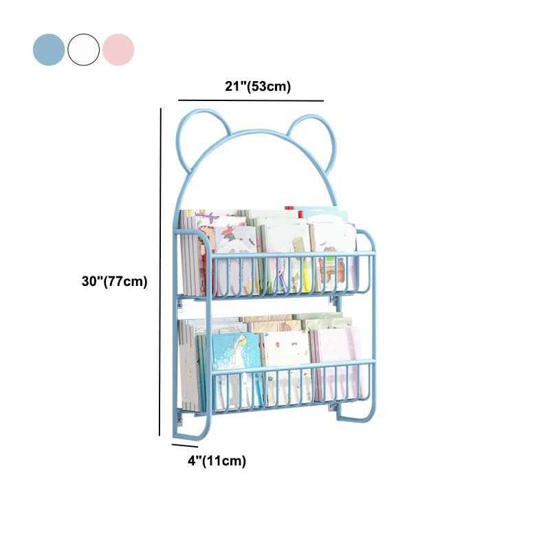 Libreria chiusa a parete montata in stile scandinavo per la sala da studio dell'ufficio