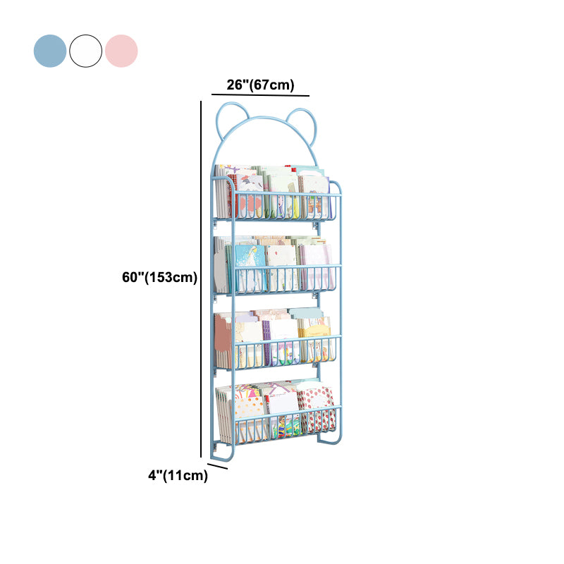 Libreria chiusa a parete montata in stile scandinavo per la sala da studio dell'ufficio