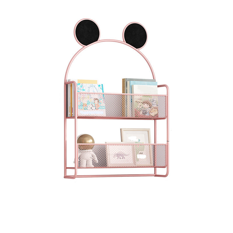 Libreria montata a parete libreria in stile scandinavo per la sala da studio dell'ufficio per la casa