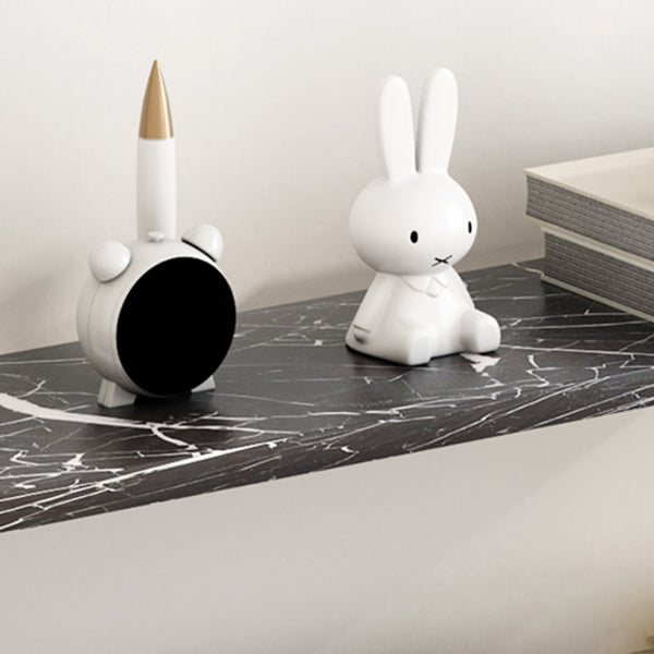 Libreria montata a parete libreria in stile scandinavo per la sala da studio dell'ufficio per la casa