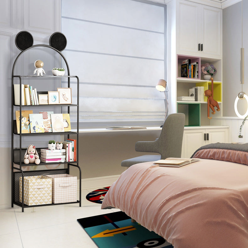 Libreria montata a parete libreria in stile scandinavo per la sala da studio dell'ufficio per la casa