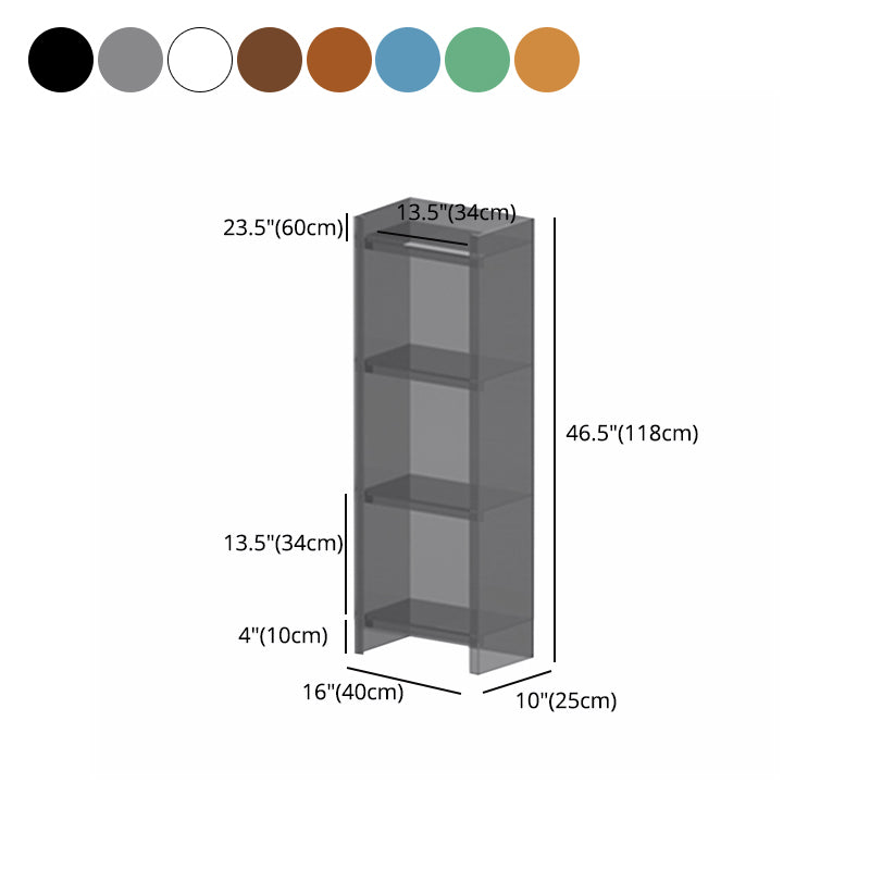 Libreria scandinava in stile scandinavo acrilico per ufficio e sala da studio