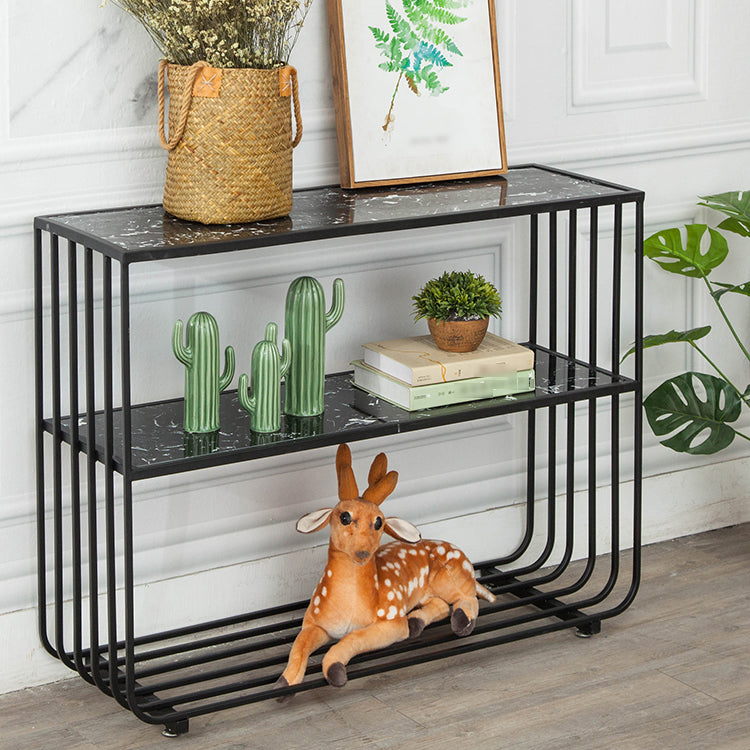 Libreria a spalla di scaffale in stile glam per ufficio e sala da studio