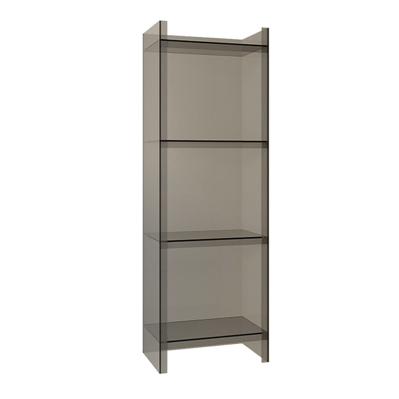 Scandinavian Style Shelf Bookcase Acrylic Closed Back Bookshelf for Office and Study Room