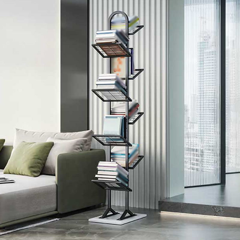 Modern Style Metal Bookshelf Etagere Shelf Bookcase for Home