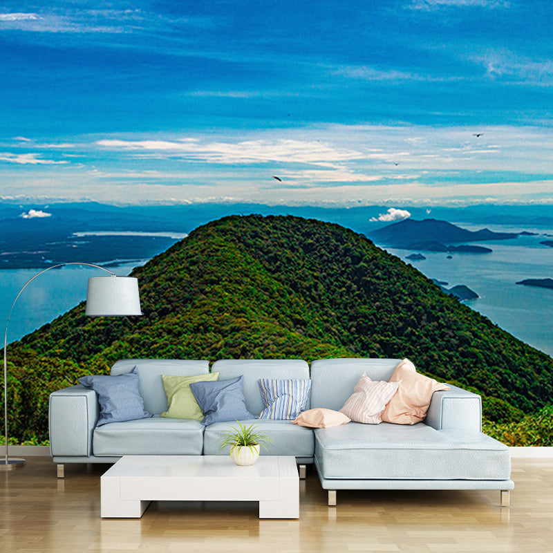 Decorative Photography Mural Wallpaper Majestic Mountains Indoor Wall Mural