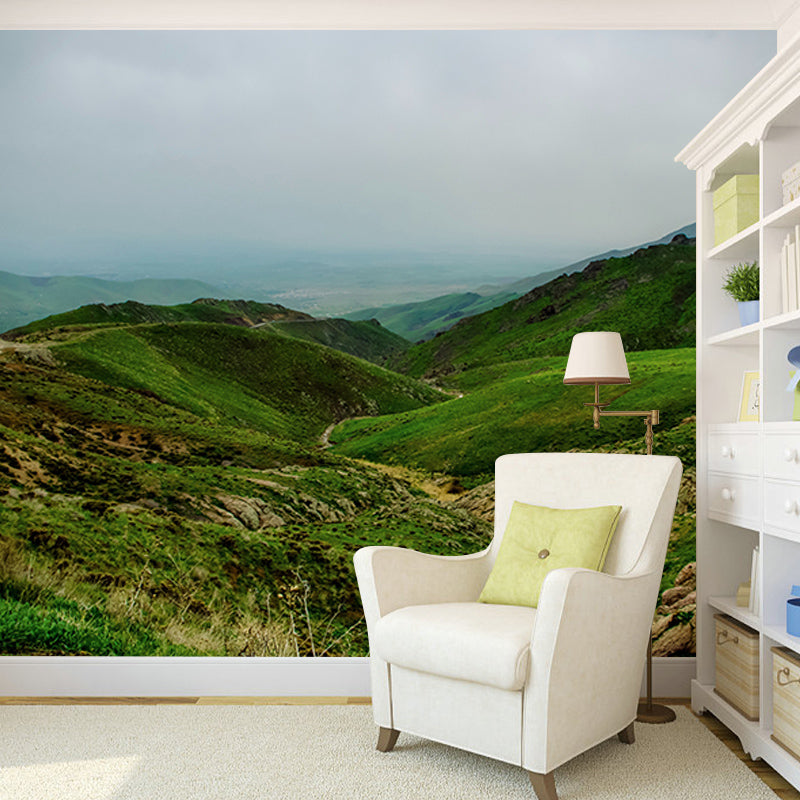 Majestic Mountains Photography Mural Wallpaper Environment Friendly Living Room Wall Mural