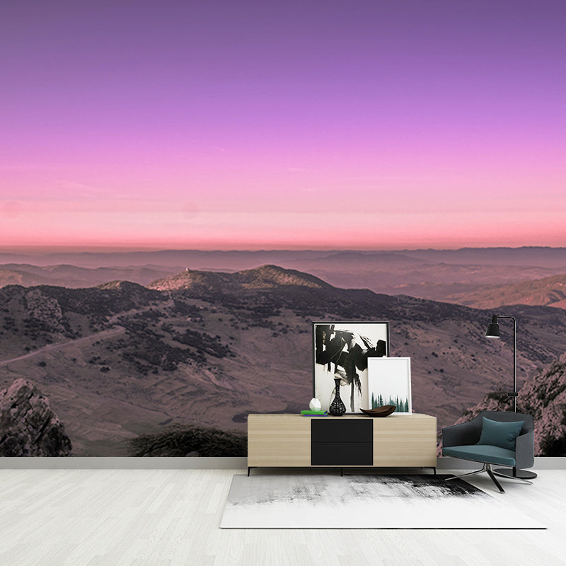 Photography Stain Resistant Mural Wallpaper Majestic Mountains Indoor Wall Mural