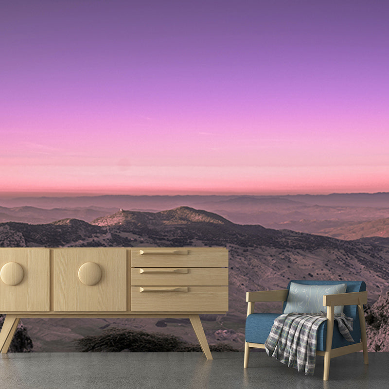 Photography Stain Resistant Mural Wallpaper Majestic Mountains Indoor Wall Mural